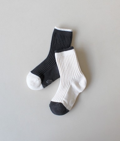 Black&amp;White socks 2 pairs 1 SET