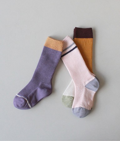 Land Long-Ankle socks 3 pairs 1 SET
