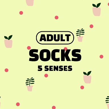 [Random] Adult socks 5 Senses