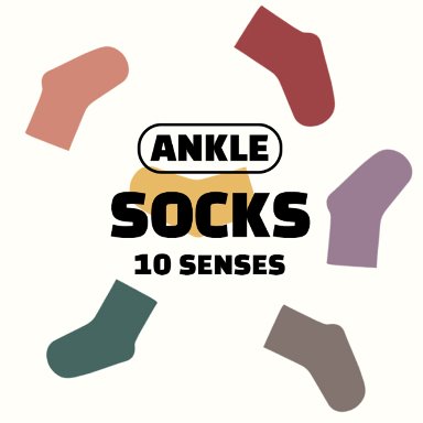 [Random] Ankle socks 10 Senses