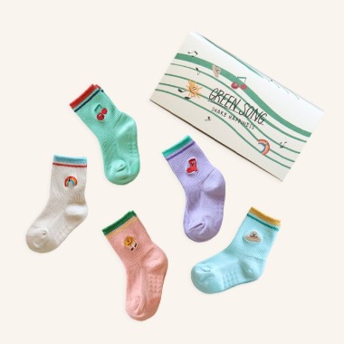 [ANKLE] Green Song 5 Pairs 1SET