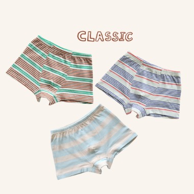 [UNDERWEAR] CLASSIC 3 pairs 1 SET_Boy