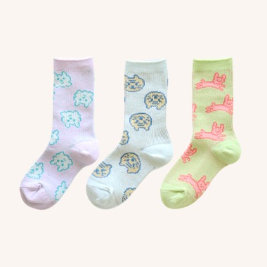[ANKLE] WARM SPRING 3 pairs 1 SET