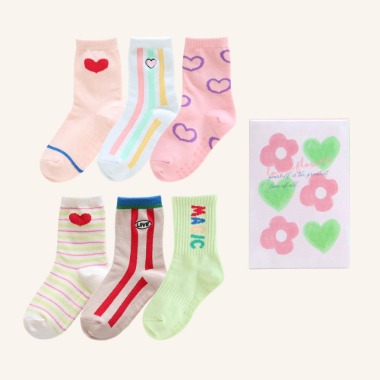 [ANKLE] LOVE IS MAGIC 3 pairs 1 SET