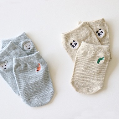 Panda &amp; Bear socks