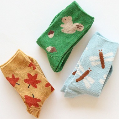 [ANKLE] FOREST STORY 3 pairs 1 SET